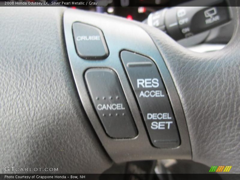 Silver Pearl Metallic / Gray 2008 Honda Odyssey EX