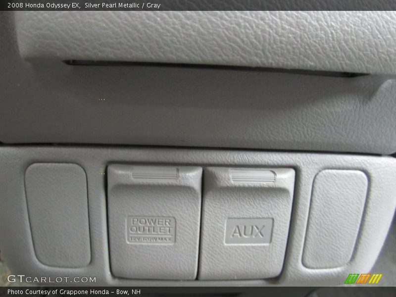 Silver Pearl Metallic / Gray 2008 Honda Odyssey EX