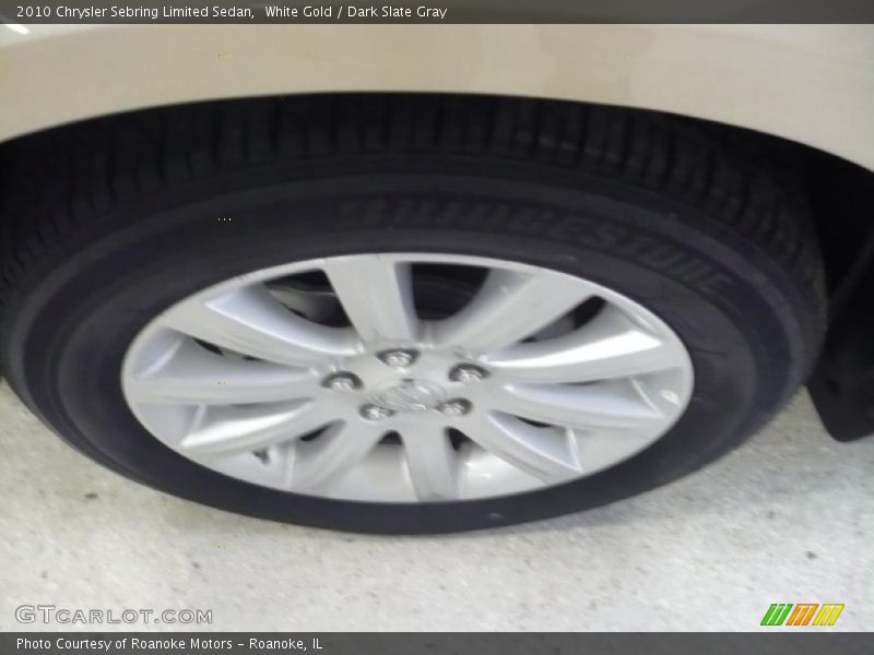 White Gold / Dark Slate Gray 2010 Chrysler Sebring Limited Sedan