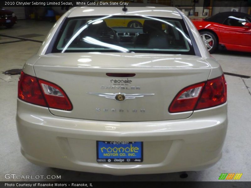 White Gold / Dark Slate Gray 2010 Chrysler Sebring Limited Sedan