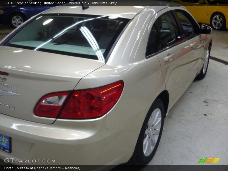 White Gold / Dark Slate Gray 2010 Chrysler Sebring Limited Sedan