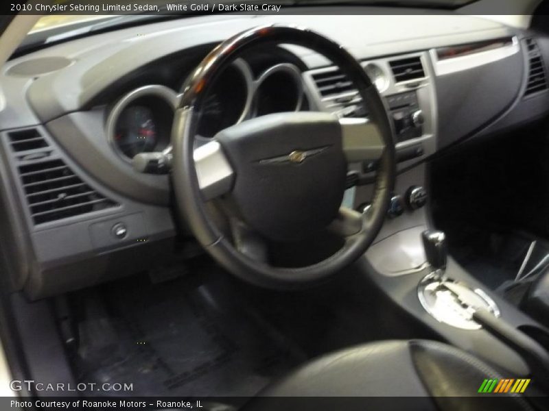 White Gold / Dark Slate Gray 2010 Chrysler Sebring Limited Sedan