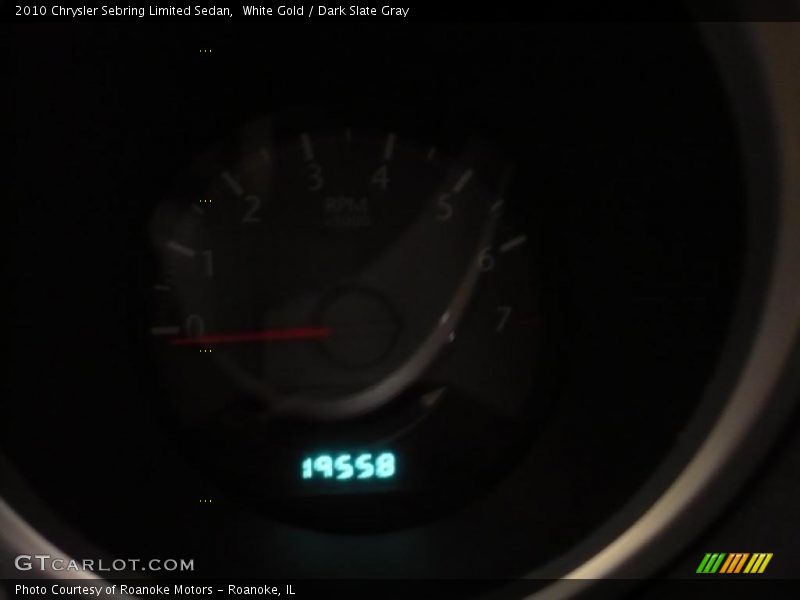 White Gold / Dark Slate Gray 2010 Chrysler Sebring Limited Sedan