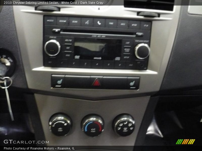 White Gold / Dark Slate Gray 2010 Chrysler Sebring Limited Sedan