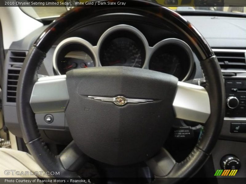 White Gold / Dark Slate Gray 2010 Chrysler Sebring Limited Sedan