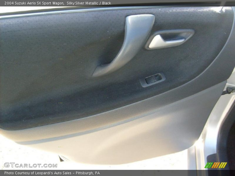 Silky Silver Metallic / Black 2004 Suzuki Aerio SX Sport Wagon