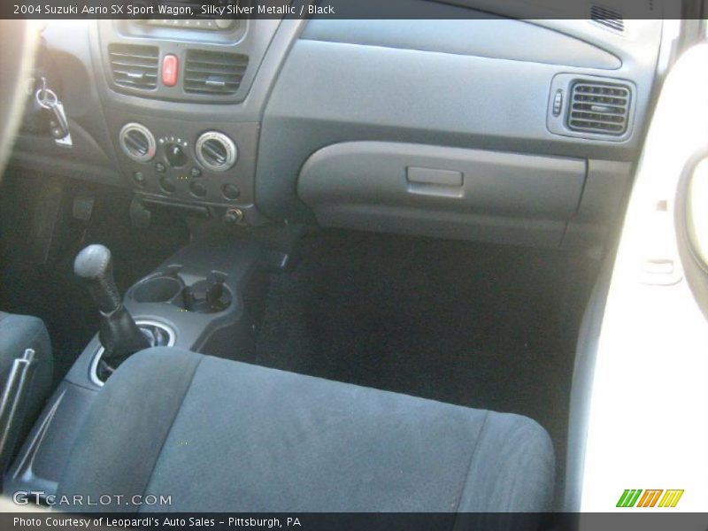 Silky Silver Metallic / Black 2004 Suzuki Aerio SX Sport Wagon