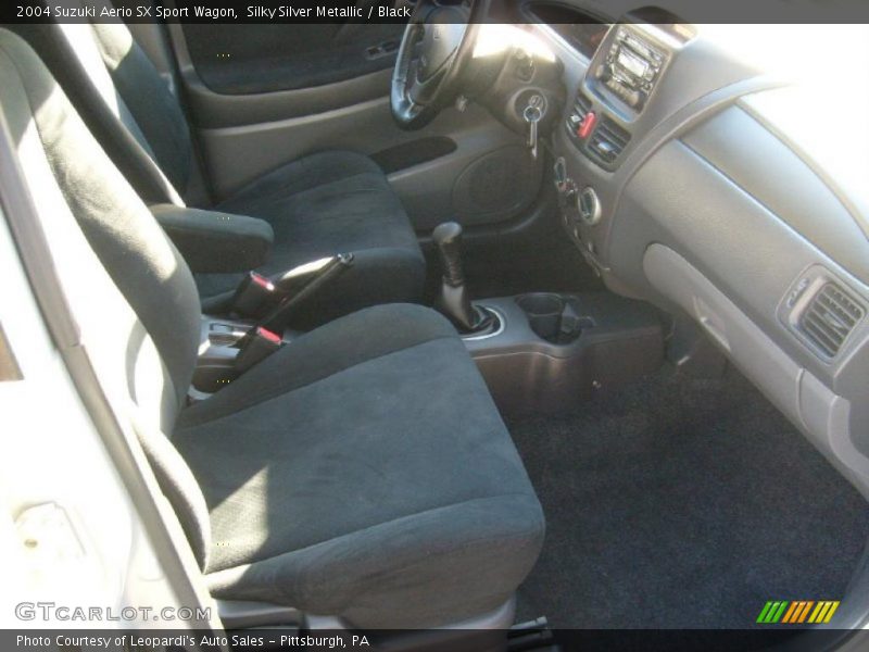 Silky Silver Metallic / Black 2004 Suzuki Aerio SX Sport Wagon