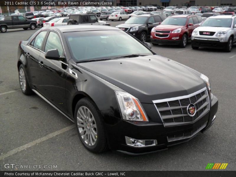 Black Raven / Cashmere/Cocoa 2011 Cadillac CTS 3.6 Sedan