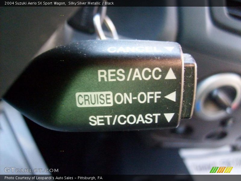 Silky Silver Metallic / Black 2004 Suzuki Aerio SX Sport Wagon