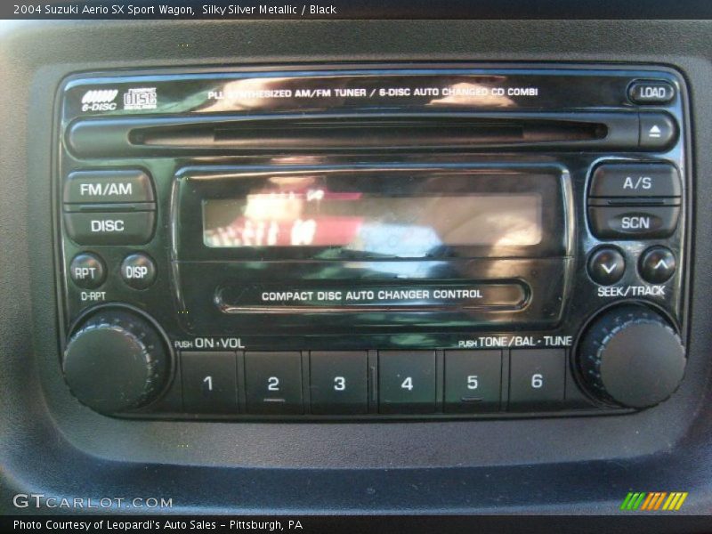 Silky Silver Metallic / Black 2004 Suzuki Aerio SX Sport Wagon