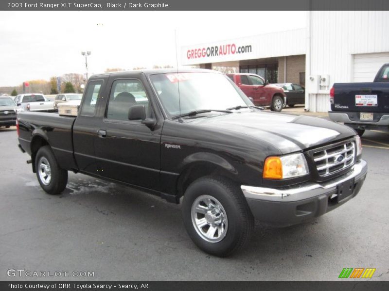 Black / Dark Graphite 2003 Ford Ranger XLT SuperCab