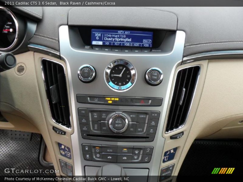 Controls of 2011 CTS 3.6 Sedan