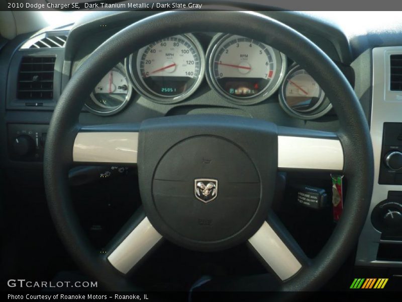 Dark Titanium Metallic / Dark Slate Gray 2010 Dodge Charger SE
