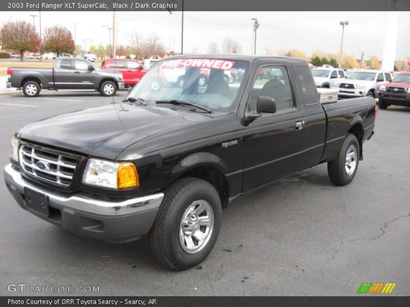 Black / Dark Graphite 2003 Ford Ranger XLT SuperCab