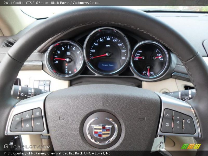 Controls of 2011 CTS 3.6 Sedan