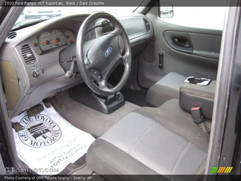 Dark Graphite Interior - 2003 Ranger XLT SuperCab 