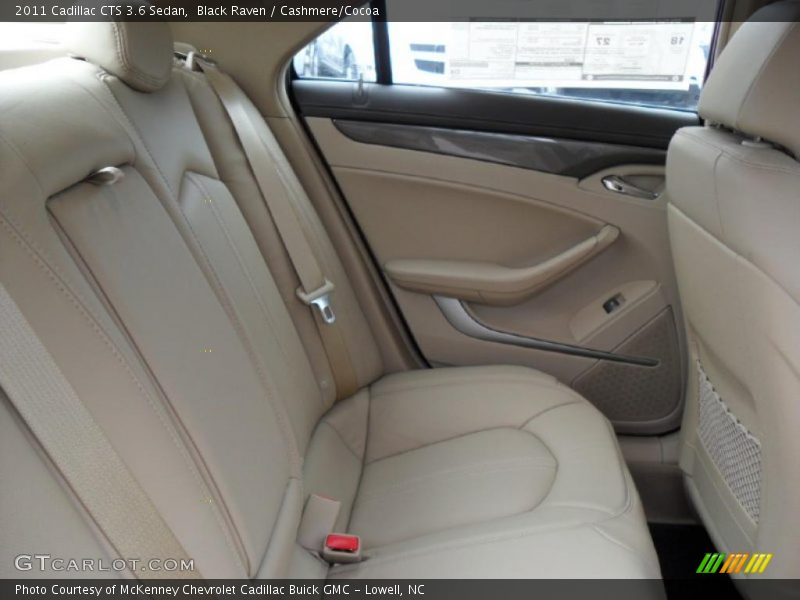  2011 CTS 3.6 Sedan Cashmere/Cocoa Interior