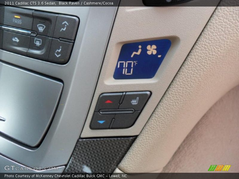 Controls of 2011 CTS 3.6 Sedan