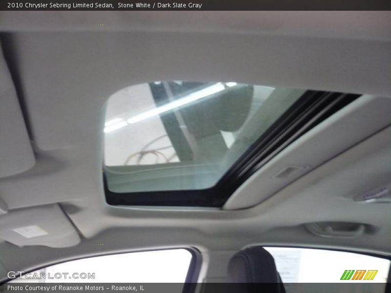 Stone White / Dark Slate Gray 2010 Chrysler Sebring Limited Sedan