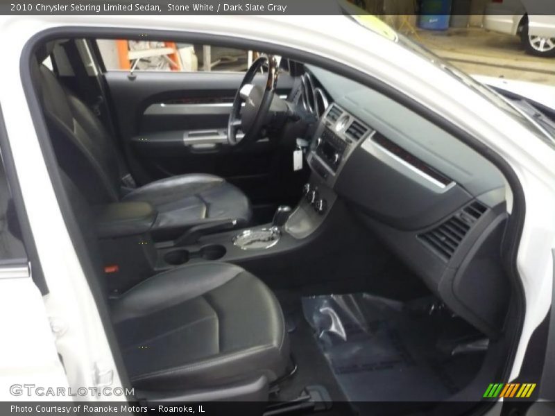Stone White / Dark Slate Gray 2010 Chrysler Sebring Limited Sedan