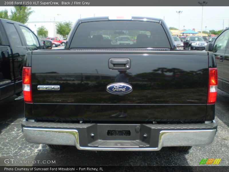 Black / Flint Grey 2008 Ford F150 XLT SuperCrew