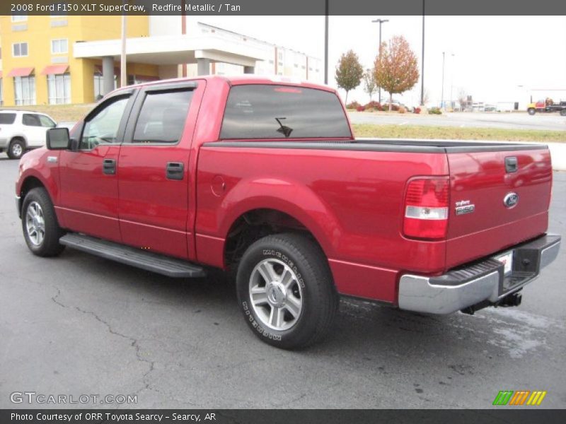 Redfire Metallic / Tan 2008 Ford F150 XLT SuperCrew