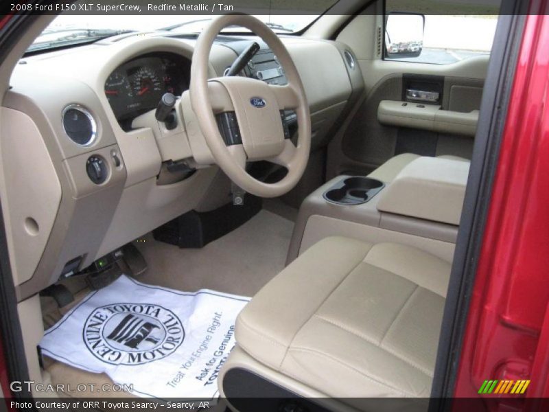 Redfire Metallic / Tan 2008 Ford F150 XLT SuperCrew