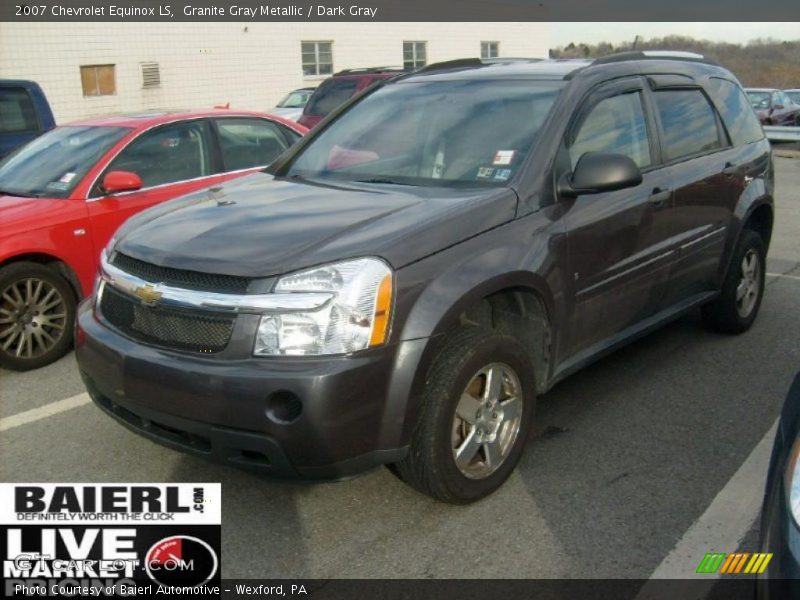 Granite Gray Metallic / Dark Gray 2007 Chevrolet Equinox LS