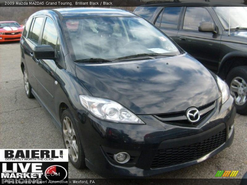 Brilliant Black / Black 2009 Mazda MAZDA5 Grand Touring