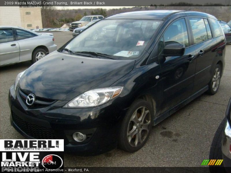Brilliant Black / Black 2009 Mazda MAZDA5 Grand Touring