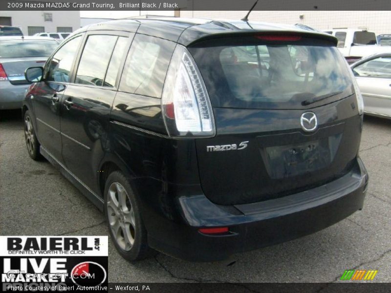 Brilliant Black / Black 2009 Mazda MAZDA5 Grand Touring