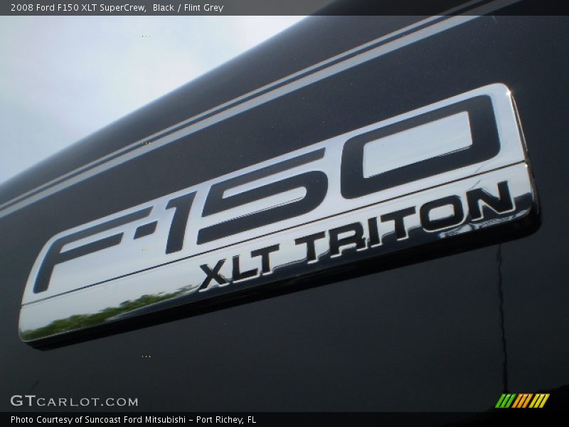 Black / Flint Grey 2008 Ford F150 XLT SuperCrew