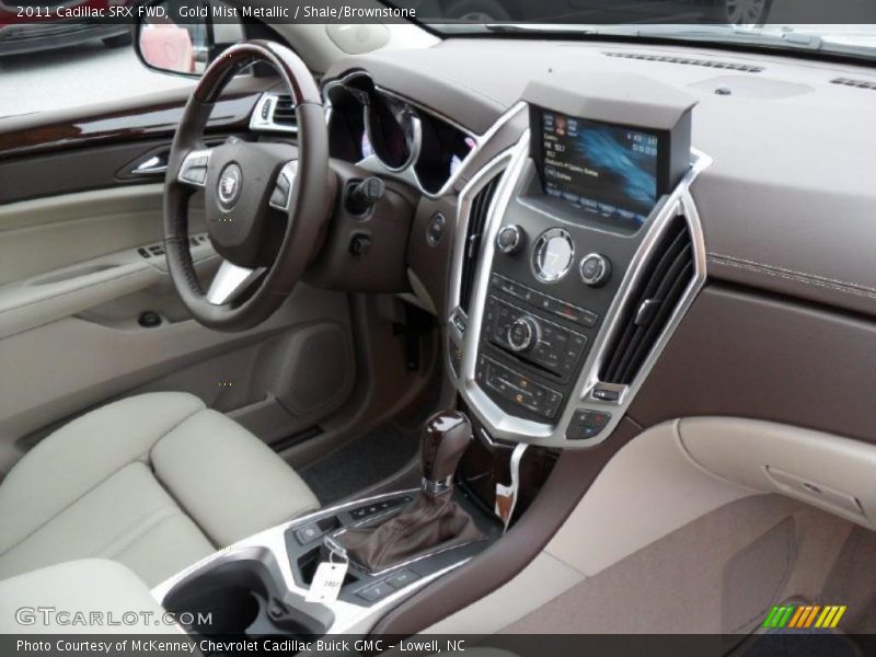 Gold Mist Metallic / Shale/Brownstone 2011 Cadillac SRX FWD