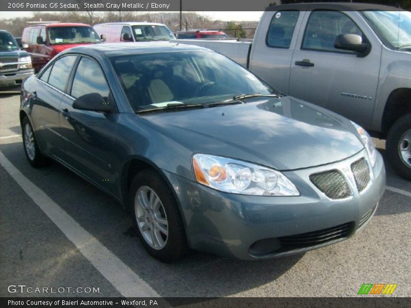 Stealth Gray Metallic / Ebony 2006 Pontiac G6 Sedan