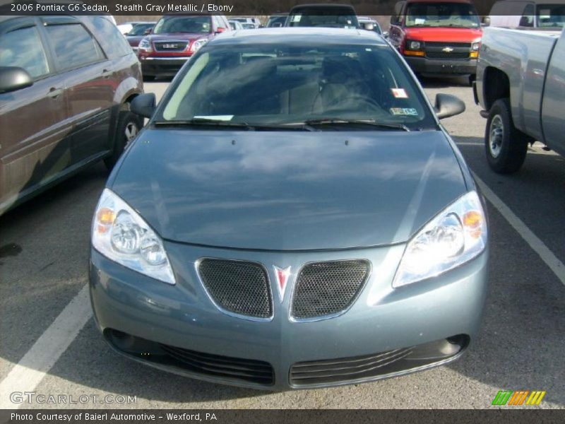 Stealth Gray Metallic / Ebony 2006 Pontiac G6 Sedan