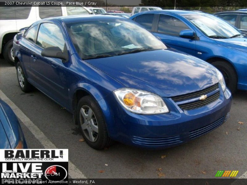 Pace Blue / Gray 2007 Chevrolet Cobalt LS Coupe