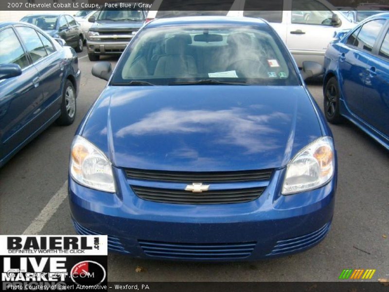 Pace Blue / Gray 2007 Chevrolet Cobalt LS Coupe