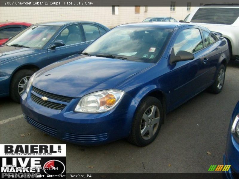 Pace Blue / Gray 2007 Chevrolet Cobalt LS Coupe