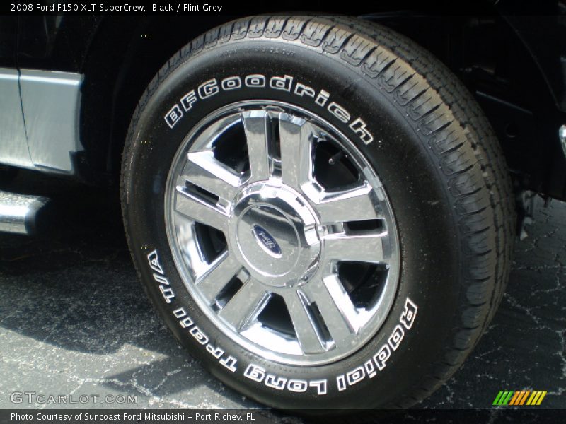 Black / Flint Grey 2008 Ford F150 XLT SuperCrew