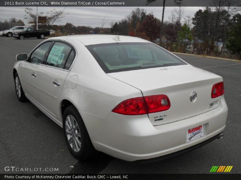 White Diamond TriCoat / Cocoa/Cashmere 2011 Buick Lucerne CXL