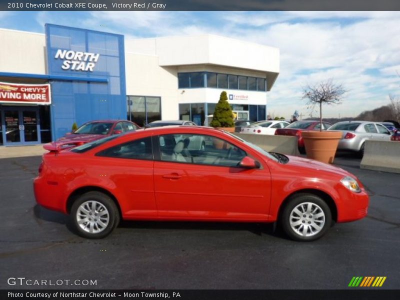 Victory Red / Gray 2010 Chevrolet Cobalt XFE Coupe