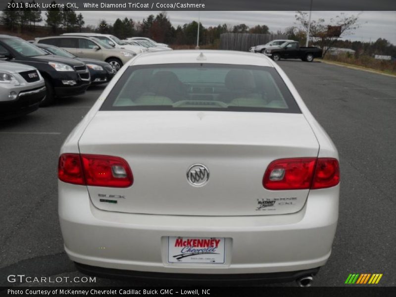 White Diamond TriCoat / Cocoa/Cashmere 2011 Buick Lucerne CXL