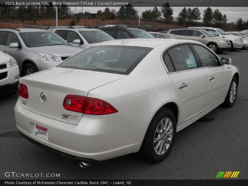 White Diamond TriCoat / Cocoa/Cashmere 2011 Buick Lucerne CXL