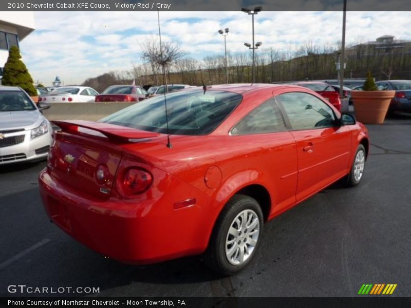 Victory Red / Gray 2010 Chevrolet Cobalt XFE Coupe