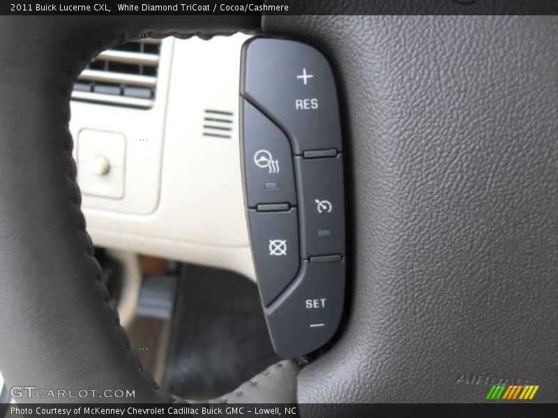 White Diamond TriCoat / Cocoa/Cashmere 2011 Buick Lucerne CXL