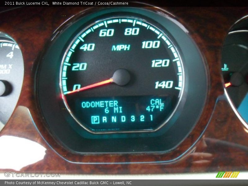 White Diamond TriCoat / Cocoa/Cashmere 2011 Buick Lucerne CXL