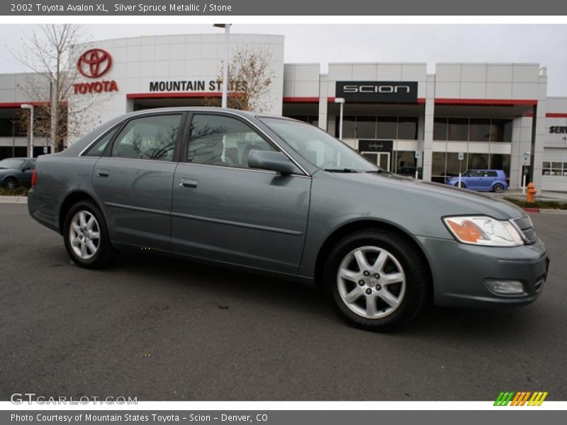 Silver Spruce Metallic / Stone 2002 Toyota Avalon XL