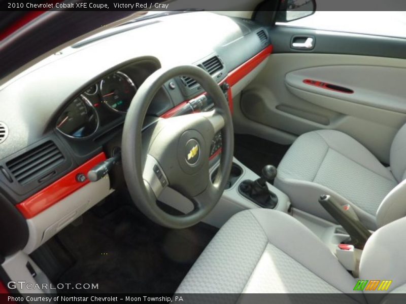 Gray Interior - 2010 Cobalt XFE Coupe 