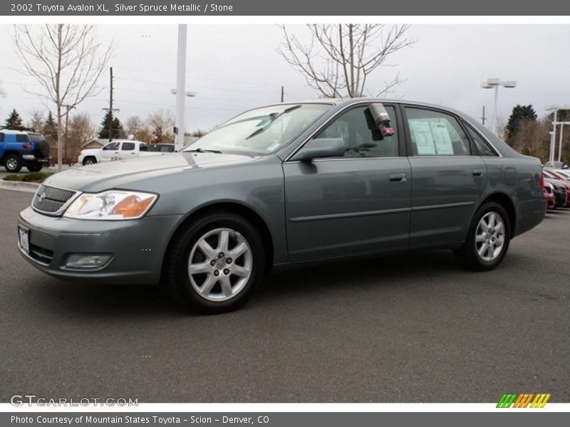 Silver Spruce Metallic / Stone 2002 Toyota Avalon XL